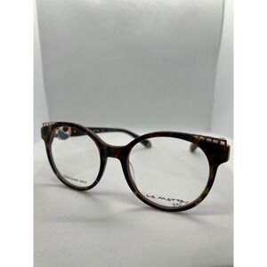 La Matta LM3250 Designer Eyeglasses Frames Tortoise Gold Accent‎ Italy